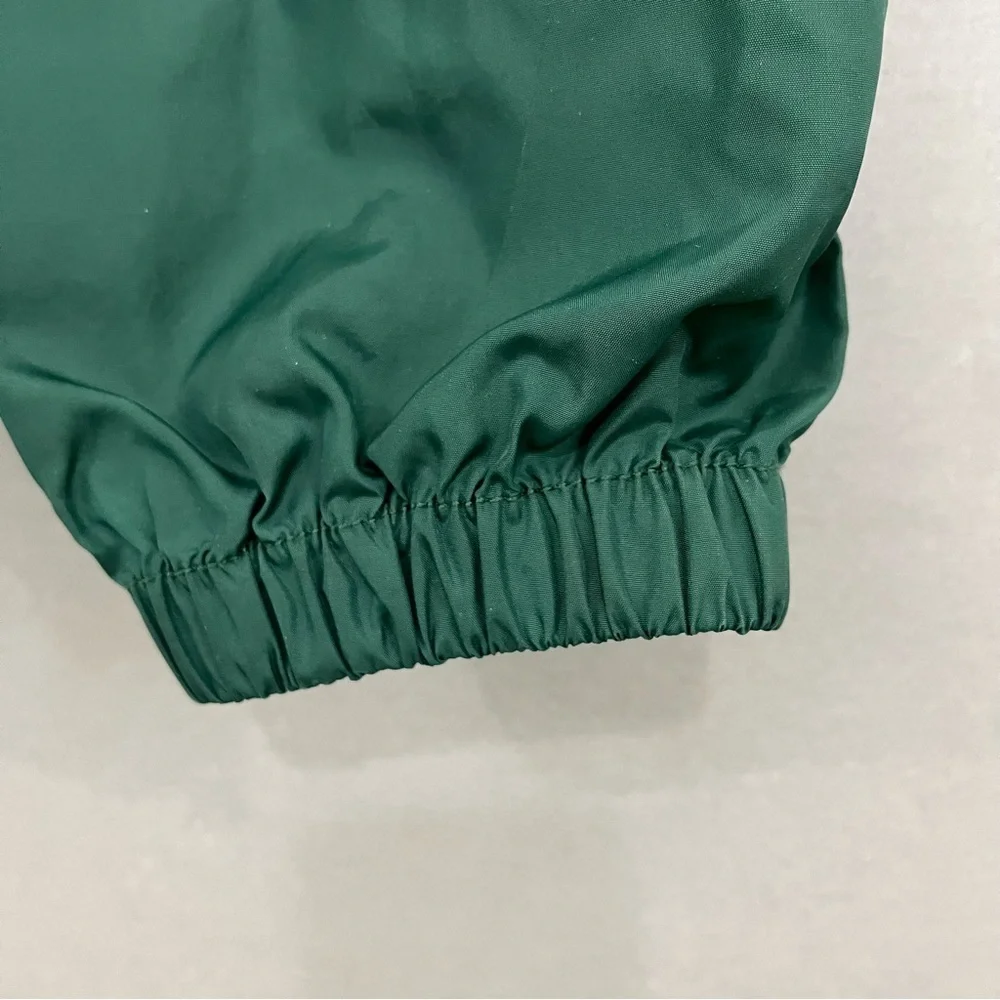 Tommy Hilfiger Athletics Green Zipper Lined Windbreaker Jacket